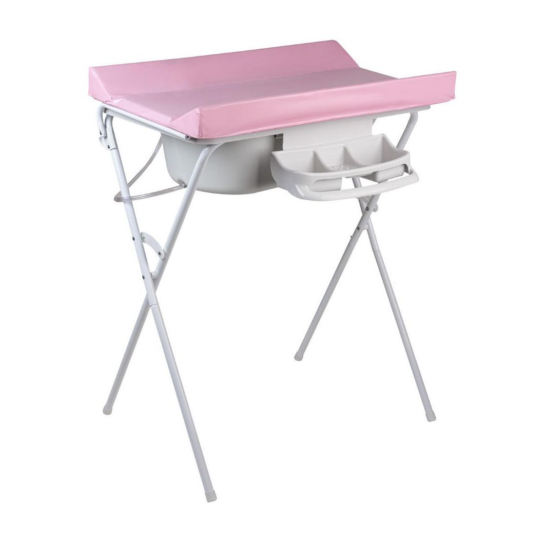 Banheira Com Trocador Luxo Hércules - Rosa