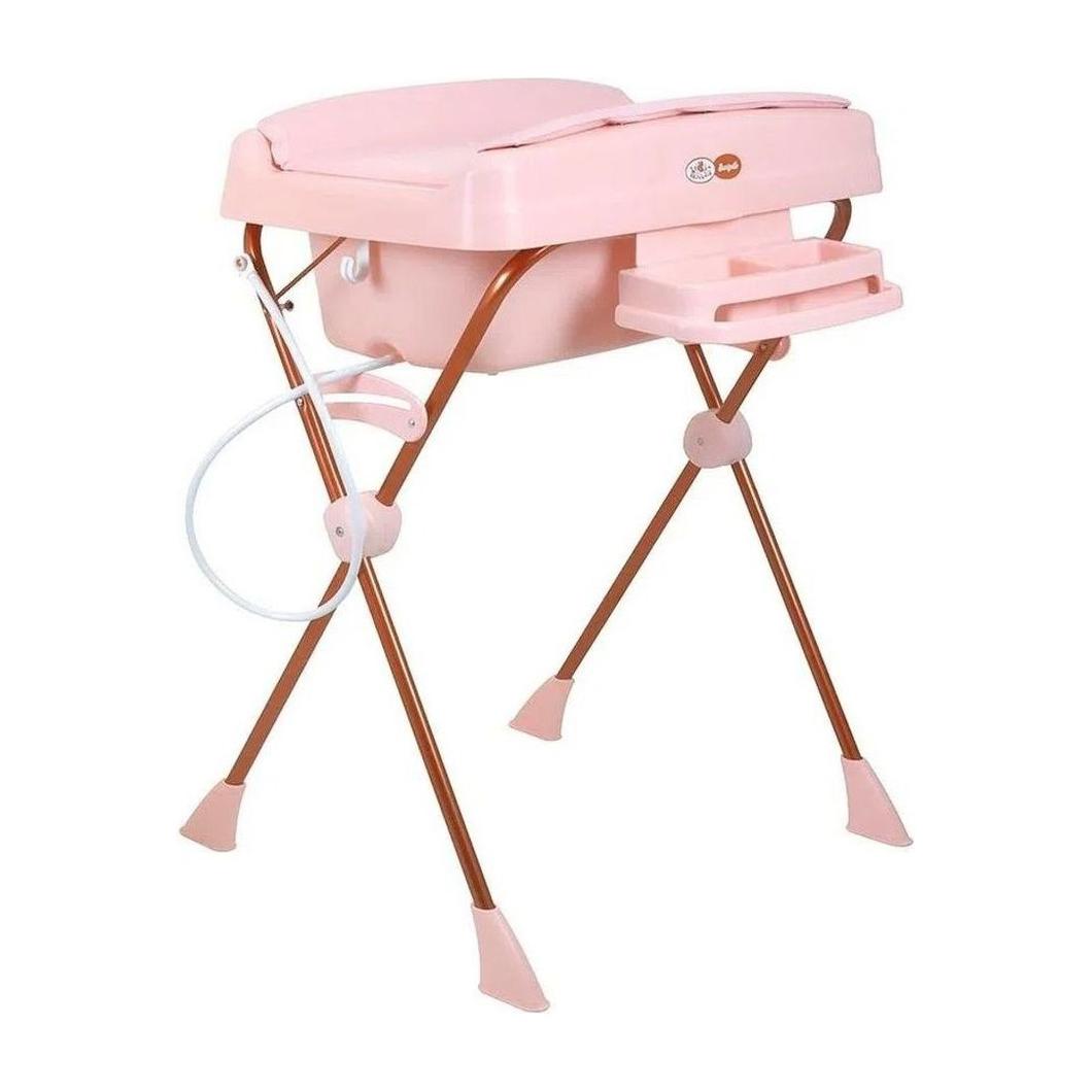 Banheira De Bebê Com Trocador Rosa Millenia Burigotto Bronze