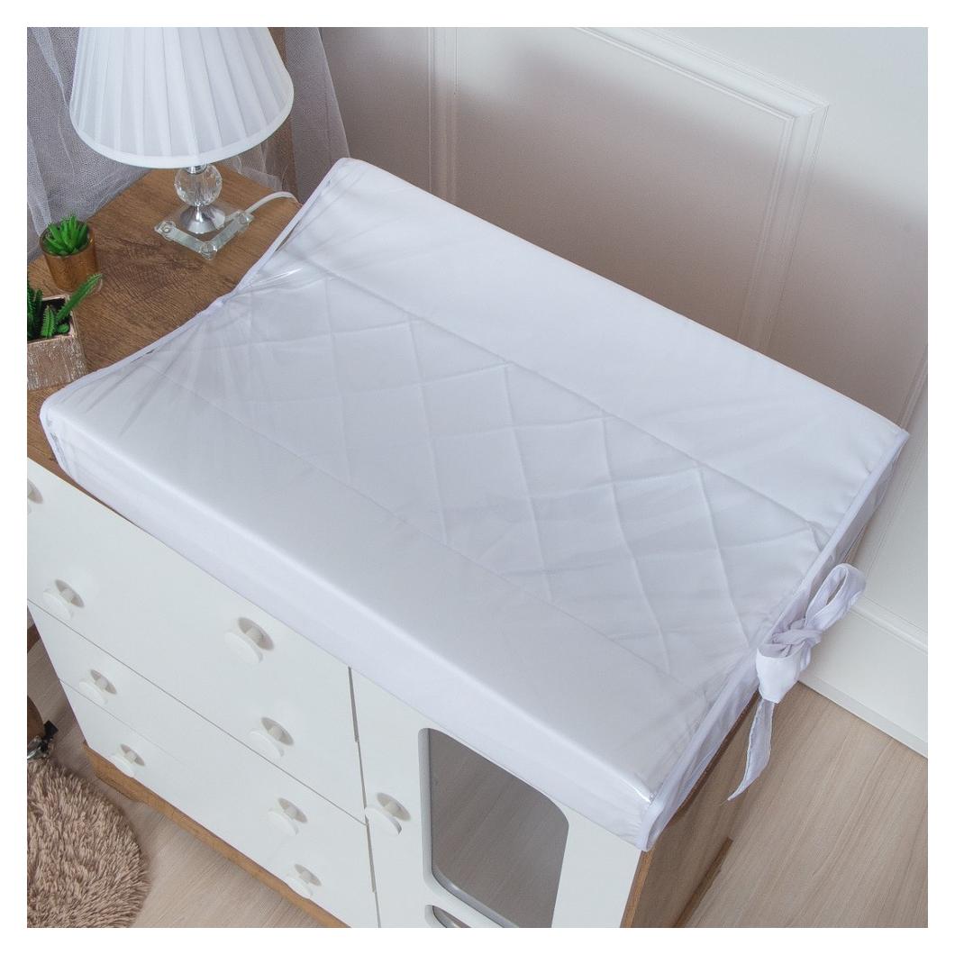 Trocador Anatômico Luxo Pérola Cor Branco